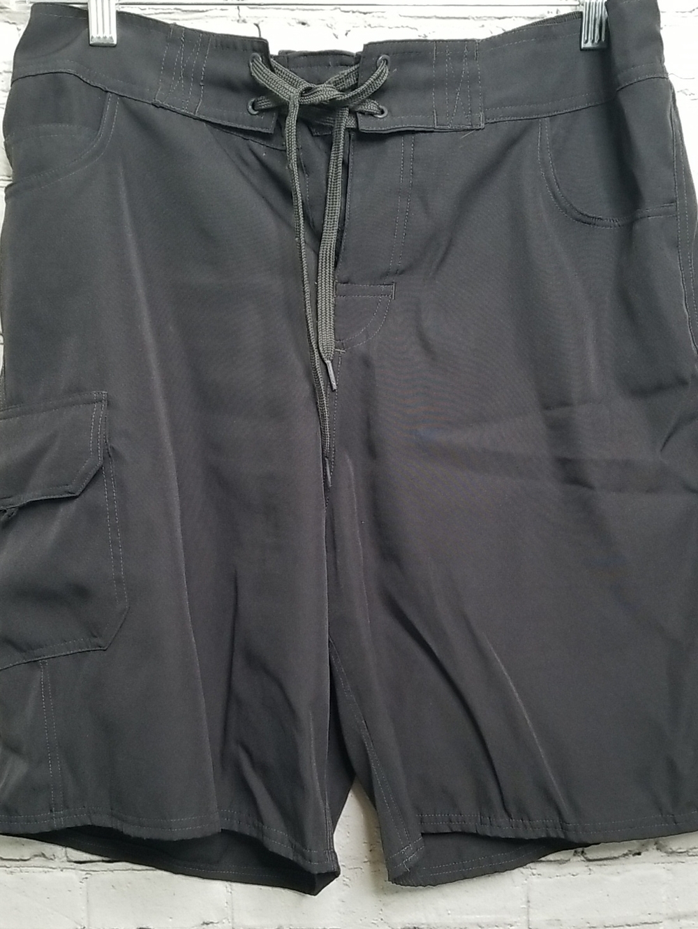 Dapper Boi mens shorts size Large dark army green front/side pockets EUC